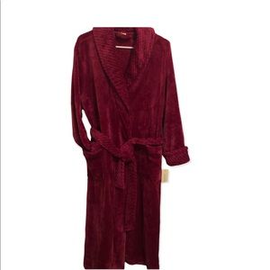 Sonoma Plush Faux Fur Robe with Tie Size Medium NWT